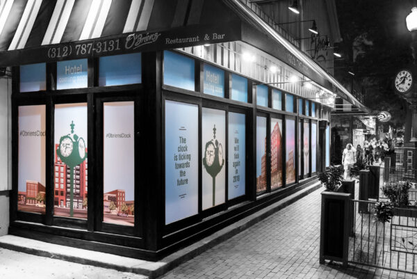 Full window graphics Chicago Full window graphics Chicago